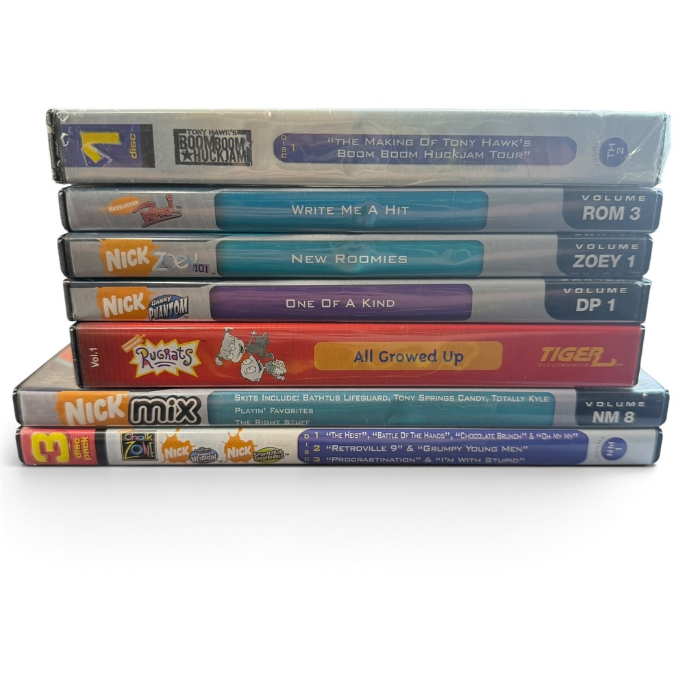 Nickelodeon VideoNow PVD Lot of 7 SpongeBob Rugrats Danny Phantom